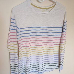 Boden Lorna Baseball Jersey T-Shirt - Sz M